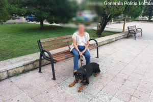Proprietara unui caine periculos, sanctionata de politistii locali din Constanta. Ce amenda a primit si ce nereguli au constatat agentii