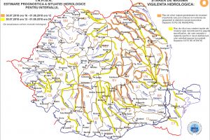 Avertizare hidrologică de cod portocaliu în Harghita