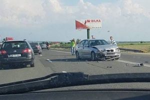 Accident grav! Două şoferiţe s-au ciocnit în zona Aeroportului Satu Mare. Un copil a fost rănit