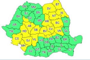 Mai multe judete din tara, sub cod galben de vreme severa. Cand expira atentionarea meteorologilor