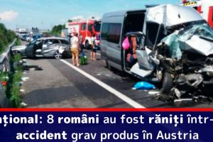 Naţional: 8 români au fost răniţi într-un accident grav produs în Austria