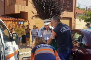 Imaginea zilei: Salvator in chip de... politist