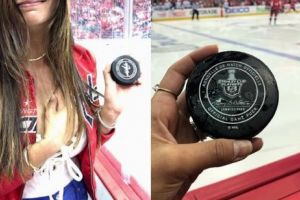 Un jucător de hochei de la echipa Capitals Washington face „ravagii”. A spart implantul unei actriţe aflată în tribună