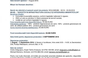 Apel de selectie – Grupul de Acţiune Locală Podişul Mediaşului