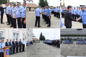 FOTO: Avansări în grad la Inspectoratul de Jandarmi Judeţean „Avram Iancu” Alba. Festivitate pentru 42 de cadre militare