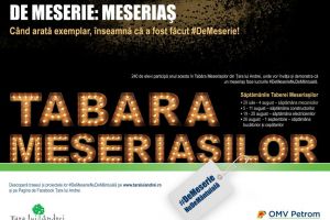 Următoarea generaţie de meseriaşi, pregătită în Tabăra Meseriaşilor din Ţara lui Andrei