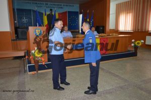 Avansări în grad la Jandarmeria Gorj