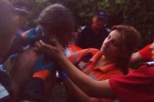 Persoană căzută în fântână, salvată de pompierii de la Detaşamentul Urziceni