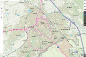 Harta interactivă a municipiului Sibiu a fost actualizată