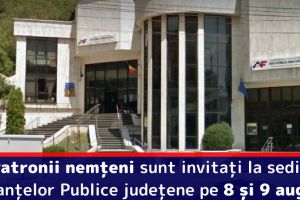 Patronii nemţeni sunt invitaţi la sediul Finanţelor Publice judeţene pe 8 şi 9 august