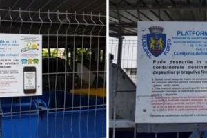 Campanie A.D.I Deseuri Prahova - S-au montat panouri informative la platformele gospodaresti din Ploiesti