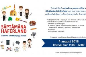 Începe Festivalul Săptămâna Haferland! În program: concert special Alexandru Tomescu, bal săsesc şi ateliere de meşteşugari