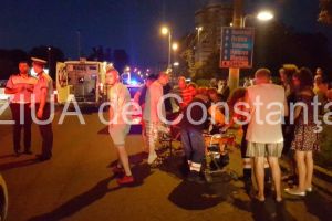 Imagini de la eveniment. Accident rutier pe bulevardul 1 Mai din Constanta, in zona Garii CFR. O victima
