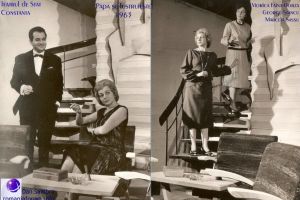 1963  Papa se lustruieste Viorica Faina Borza  George Stancu  Marcela Sassu