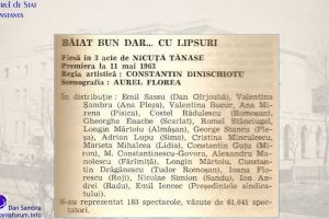 1963 Baiat Bun dar cu lipsuri 