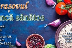 Produse naturale de la producători locali în cadrul evenimentului „Braşovul mănâncă sănătos”