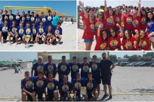 HC Dobrogea Sud, CSS1 Constanta si CSS Medgidia, aur la Campionatul National de handbal pe plaja (galerie foto)
