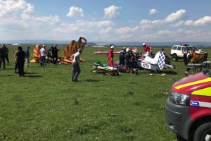 Accident în aer: Două avioane s-au ciocnit în zborul de antrenament