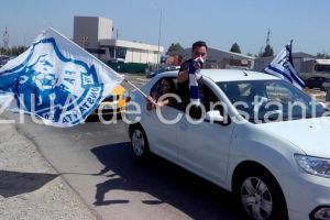 Imagini de la eveniment  Suporterii SSC Farul, deplasare in coloana de masini la Ovidiu, la meciul cu ACS Poli Timisoara