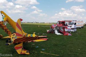 Accident aviatic grav: Un pilot a murit, iar un altul este în stare gravă, după ce două avioane s-au ciocnit în aer (FOTO)