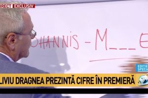 Dragnea, la Antena3: Planşă cu 