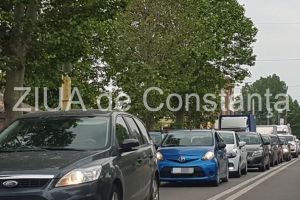 Trafic de cosmar pe DN39. Se circula bara la bara pe relatia Constanta - Mangalia 