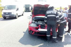 Accident intre Costeiu si Belint. A intervenit descarcerarea