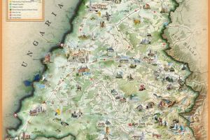 Poftiţi în vizită! A fost realizată harta turistică a judeţului Bihor