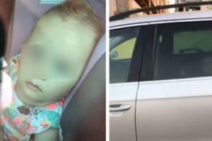 Incredibil! O fetita de un an, lasata in masina, la soare, la Mamaia. Parintii au plecat sa se bronzeze si s-au intors dupa o ora