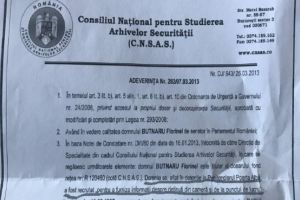 Fostul parlamentar Florinel Butnaru a facut PUSCARIE la Penitenciarul Poarta Albă si a semnat un angajament cu Securitatea luând numele conspirativ “Radu”