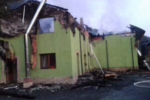 Incendiu la o casa din Tulcea. Pomperii s-au luptat patru ore cu flacarile