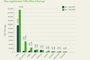 Masini pe CNG: Italia conduce, Germania se dezvolta rapid