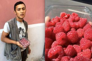 Sibianul care a impresionat tot internetul – Vinde fructe şi flori ca să îşi ţină fratele în viaţă