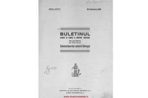 Buletinul Camerei de Comert si Industrie Constanta. Anul XXXIX. 28 oct. 1928“ 