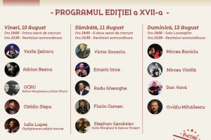 Mâine, debutează cea de-a XVII-a ediţie a Festivalului Naţional de Folk şi Baladă ”Poarta Sărutului”