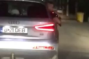 Tanar amendat de politie dupa ce a fluturat o arma de airsoft pe geamul masinii, la Dumbravita