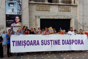 Timisoara sustine diaspora: Miting pentru romanii din strainatate care merg la protestul din Capitala