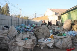 Politisti in actiune, in Bereasca! Au confiscat aproape o tona de PET-uri, sub ochii tiganilor