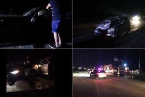 FOTO: Accident rutier MORTAL provocat de tânără şoferiţă din Alba Iulia: A întors maşina pe linia dublă continuă şi a ieşit în faţa unui autoturism care circula regulamentar. O femeie de 35 de ani şi-a pierdut viaţa