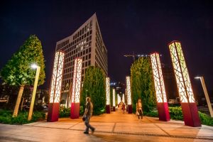 Corpuri decorative de iluminat exterior din Italia, cu design unicat, in ansamblul Openville