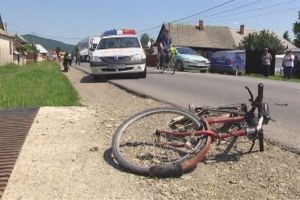 Dosar penal pentru accidentarea unui biciclist