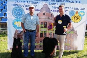Doi câini de rasă din Suceava au devenit campioni de juniori ai Ucrainei