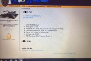 Hackerii au spart site-ul Primăriei Municipiului Bucureşti şi au postat celebrul slogan anti-PSD