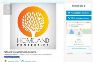 Rafinăria Steaua Română din Câmpina, de vânzare pe OLX. Directorul societăţii nu ştia despre anunţ