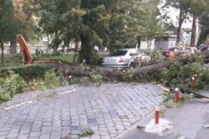 ISU Cluj a prezentat bilanţul furtunii de duminică: Peste 20 de maşini avariate şi 5 persoane rănite