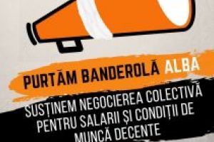 Ziua internaţională a muncii decente marcată de Confederaţia Naţională Sindicală „Cartel ALFA”  prin grevă japoneză