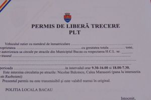 Poliţia locală începe eliberarea permiselor de trecere