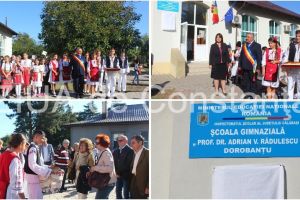 LIVE TEXT: La initiativa cotidianului ZIUA de Constanta,  Adrian V. Radulescu devine, azi, de ziua Educatiei, patronul spiritual al scolii din comuna unde s-a nascut (galerie foto+video)                              