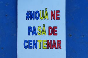 Elevii de la CNVA promovează Centenarul Unirii