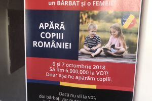 Afişaj contestat de USR la Gorj
